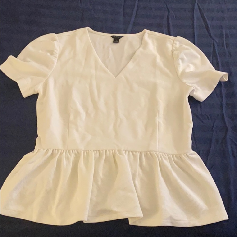 Ann Taylor peplum top